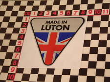 Made in Luton Chrome Sticker- Cresta Wyvern Velox Victor Viva Vauxhall CA Van for sale  BEWDLEY