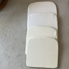 Cream chair pads for sale  REDDITCH