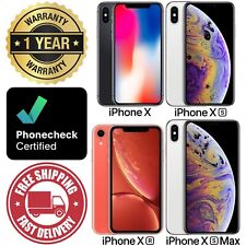 Apple iPhone X XR XS XS Max 64GB 128GB 256GB - Desbloqueado Verizon AT&T T-Mobile comprar usado  Enviando para Brazil