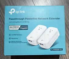 TP-LINK AV2000 2 Portas Gigabit Passthrough Powerline Network Extender Starter Kit comprar usado  Enviando para Brazil