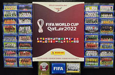 Usado, Álbum de pegatinas de tapa dura de la Copa Mundial Qatar 2022 + conjunto paralelo azul completo segunda mano  Embacar hacia Argentina