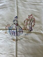 Vintage hand embroidered for sale  BOURNEMOUTH
