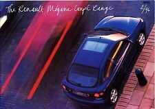 Renault Megane Coupe 02 / 1996 catalogue brochure English British UK na sprzedaż  PL