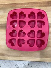 Używany, IKEA Czerwona silikonowa forma do słodyczy 16 serc, mydło do rzemiosła cukrowego, forma do tacy na kostki lodu na sprzedaż  Wysyłka do Poland