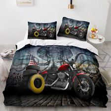 Conjunto de roupa de cama fronha edredom estampa de elefante moto off-road, usado comprar usado  Enviando para Brazil