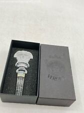 VERSACE ROSENTHAL LEAD CRYSTAL BOTTLE STOPPER - BOXED for sale  Shipping to South Africa