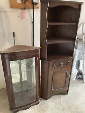 Oak corner cabinet for sale  ROMFORD