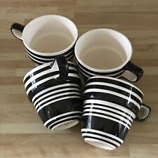 Stackable striped mugs for sale  LEICESTER