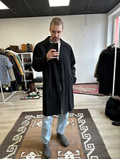 Armani Collezioni Polyester Men's Long Black Coat Size 50 / Large for sale  Shipping to South Africa
