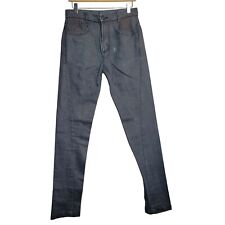 Jeans skinny masculino Osklen sensação molhada denim lavagem escura tamanho 28 novo com etiquetas comprar usado  Enviando para Brazil