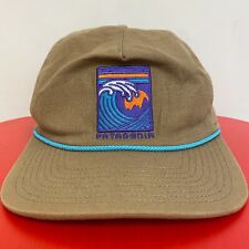 Chapéu PATAGONIA Visor Stand Up Bege Marrom Hokusai Wave Patch Label - TODOS comprar usado  Enviando para Brazil