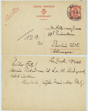 Belgium 1938 postal d'occasion  Expédié en Belgium