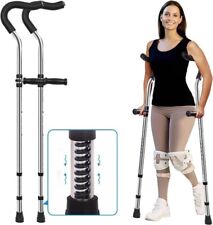 Ergonomic Underarm Crutches (1 Pair),Spring Shock Absorber Universal Crutch,Stur for sale  Shipping to South Africa