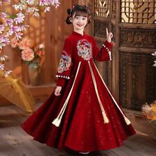 Cosplay Menina Tradicional Roupas de Ano Novo Chinês Vestido Hanfu Fantasia de Palco Infantil comprar usado  Enviando para Brazil