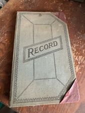 Vintage record book for sale  Beaverton