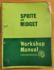 Sprite midget workshop for sale  TONBRIDGE