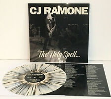 Usado, CJ RAMONE feitiço sagrado VINIL BRANCO com BLACK SPLAT Lp Record com inserção lírica, ramones comprar usado  Enviando para Brazil