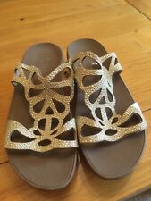 Fitflop gold sparkly for sale  AYLESFORD