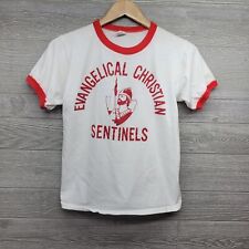 Camiseta Vintage Anos 70 Russell Athletic Evangelical Christian Sentinel Tamanho Pequeno comprar usado  Enviando para Brazil