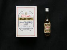 ADVERTISING SCOTCH WHISKY MINIATURE & BOX GRANTS STAND FAST SCOTLAND SCOTTISH, used for sale  Shipping to South Africa