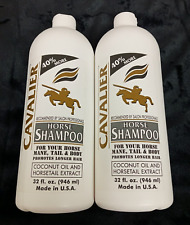 Usado, 2-32 oz cada extrato de cavalinha Cavalier promove o crescimento do cabelo xampu cavalo comprar usado  Enviando para Brazil