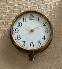 Wall clock brass for sale  THETFORD