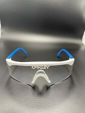 Oakley Blade Gen 1 branco fosco e azul com lentes transparentes novas comprar usado  Enviando para Brazil