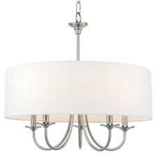 arms 5 silver chandelier for sale  Diamond Bar