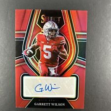 2022 Garrett Wilson Select Draft Picks Red Prizm Auto SSP RC ROY #RS-GWI, usado comprar usado  Enviando para Brazil