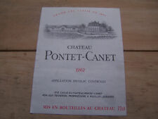 1962 chateau pontet d'occasion  Expédié en Belgium