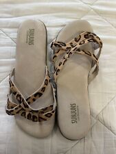 Sunjuns leopard sandals for sale  New Rochelle