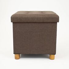 Foldable storage ottoman for sale  USA