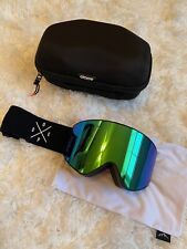 Óculos de proteção DOPE Snow Sight esqui snowboard preto com espelho verde azul com estojo comprar usado  Enviando para Brazil
