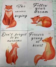 Inspirational quotes fox for sale  Mccordsville