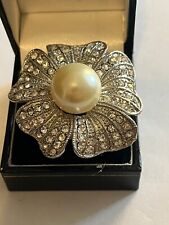 Large silver flower for sale  CREWKERNE