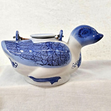 Porcelain duck shaped for sale  Shipping to Ireland