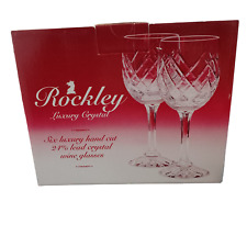 Rockley crystal wine for sale  WELLINGBOROUGH