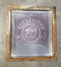 Vintage Silk Screen Printing Frame - Georgetown University - (19” W X 21” H), used for sale  Shipping to South Africa