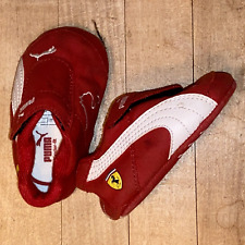 VTG. Puma Ferrari Infant Baby US 2 EUR 17 UK 1 Red Soft Sole Shoes Original Prod for sale  Shipping to South Africa