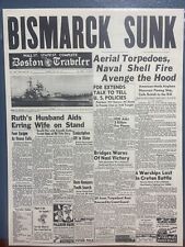 Vintage newspaper headline for sale  Hamilton