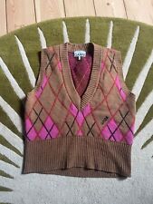Ganni argyle sweater for sale  LONDON