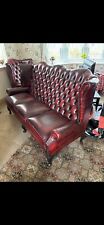 Chesterfield leather oxblood for sale  STOCKTON-ON-TEES