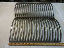 TWO CHROME GRILLES 16.5 X 9 INCH EACH, used for sale  Shipping to South Africa