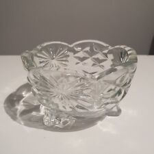Crystal glass footed for sale  Ireland