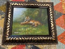 Tiger painting signed for sale  Brewton