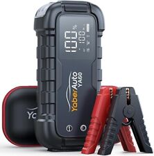 YaberAuto Jump Starter Power Pack, 6000A Peak 26800mAh Car Battery Booster, used for sale  Shipping to South Africa