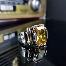 Citrine signet ring d'occasion  Nogent-sur-Marne