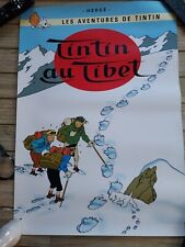 Affiche tintin tibet.editions d'occasion  Gueux
