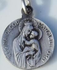 Medalha Escapulário Sagrado Virgem Carmeli 800 Prata Mãe e Filho Sagrado Coração Deus comprar usado  Enviando para Brazil