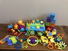 Lote de juguetes para bebés bloques de cascabel dientes dientes animales variedad surtido  segunda mano  Embacar hacia Argentina